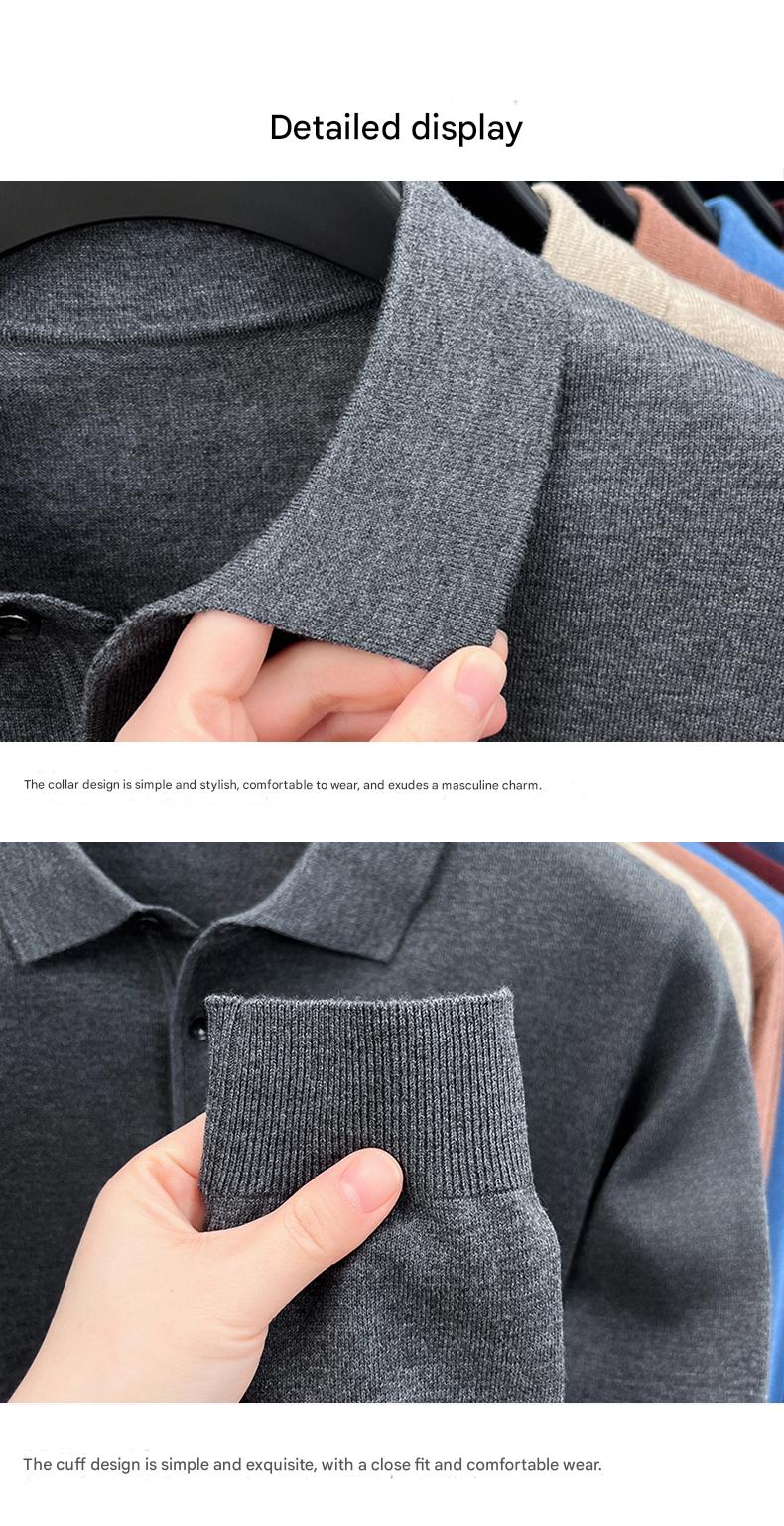MONSEN Suitory 100% Cashmere Polo Knit product image