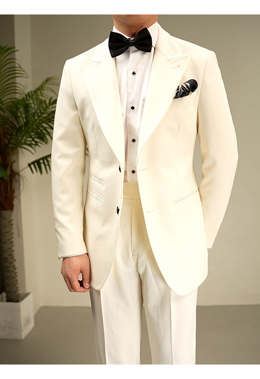 MONSEN Suitory Non-Iron Two-Button Blazer in Performance Blend product image