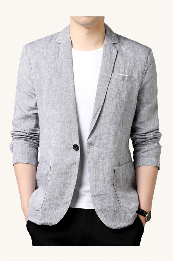 MONSEN Suitory 100% Linen Blazer product image