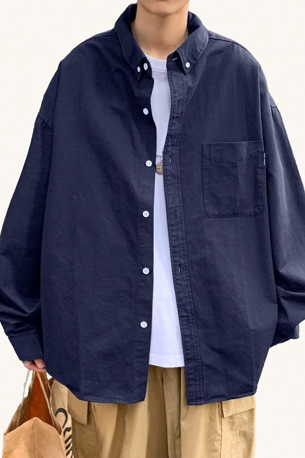 MONSEN Suitory J-Inspired Utility Shirt in Cotton product image