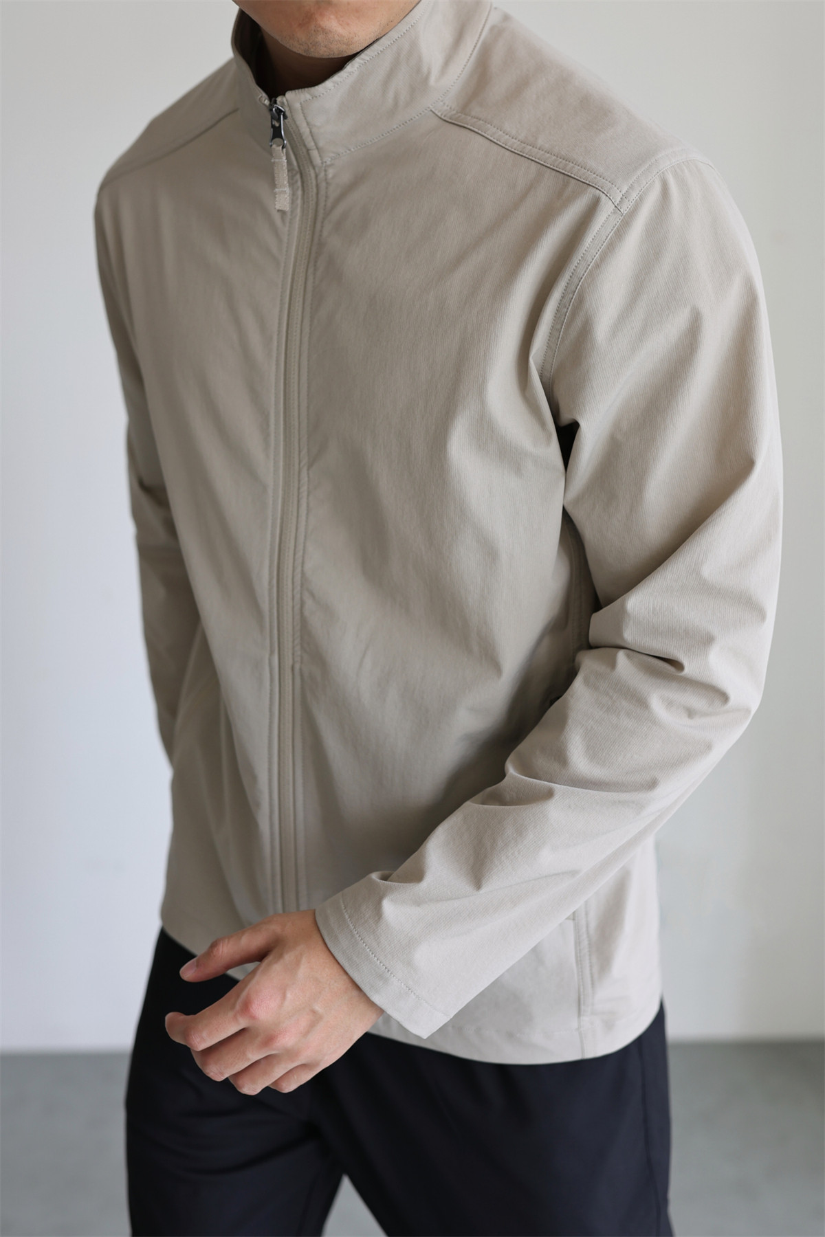 MONSEN Suitory Woven Quick-Dry 4-Way Stretch Outerwear Jacket in Denim product image