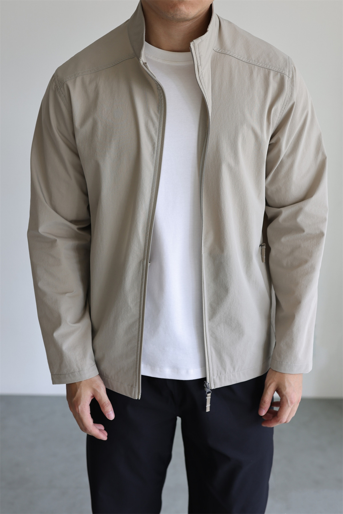 MONSEN Suitory Woven Quick-Dry 4-Way Stretch Outerwear Jacket in Denim product image