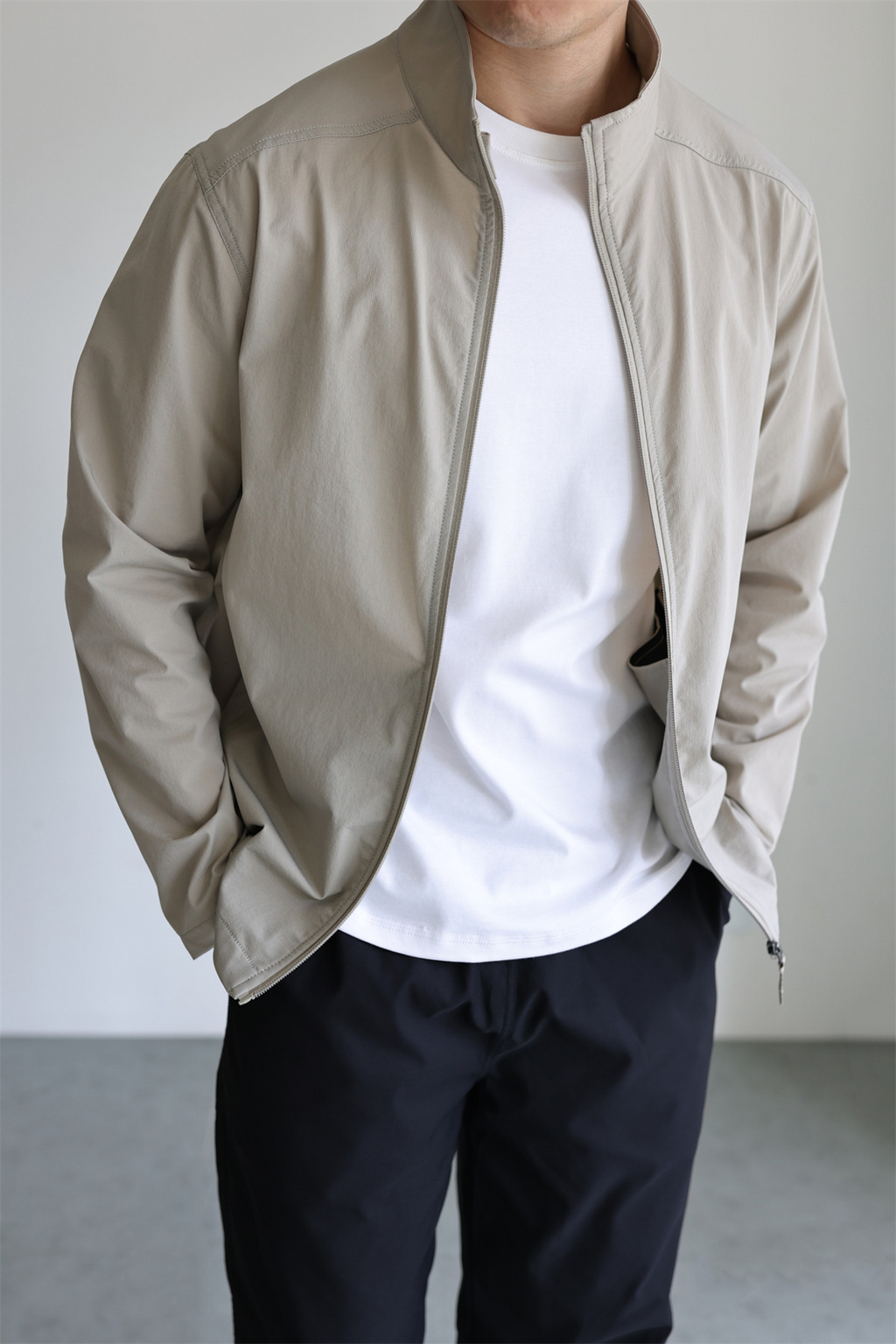 MONSEN Suitory Woven Quick-Dry 4-Way Stretch Outerwear Jacket in Denim product image