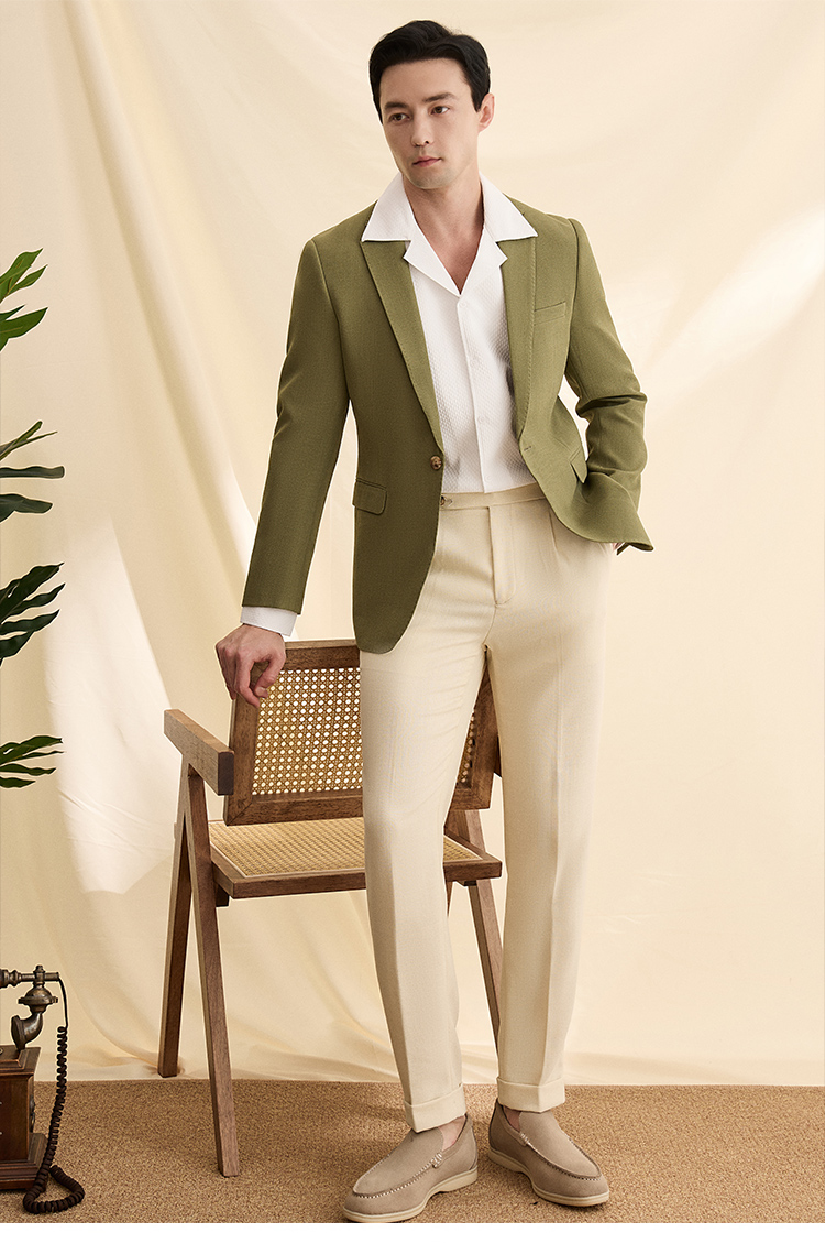 MONSEN Suitory Half-Lined & Breathable K-Style Blazer in Performance Blend product image