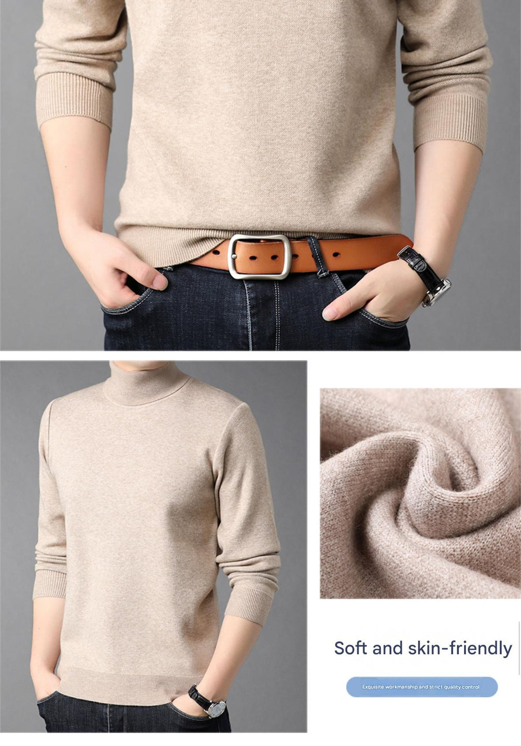 100% Wool Turtleneck sweater