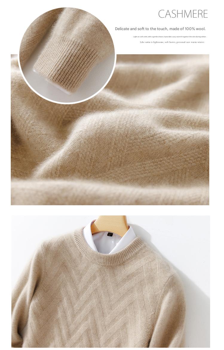AW 100% Wool Crew Thick Sweater