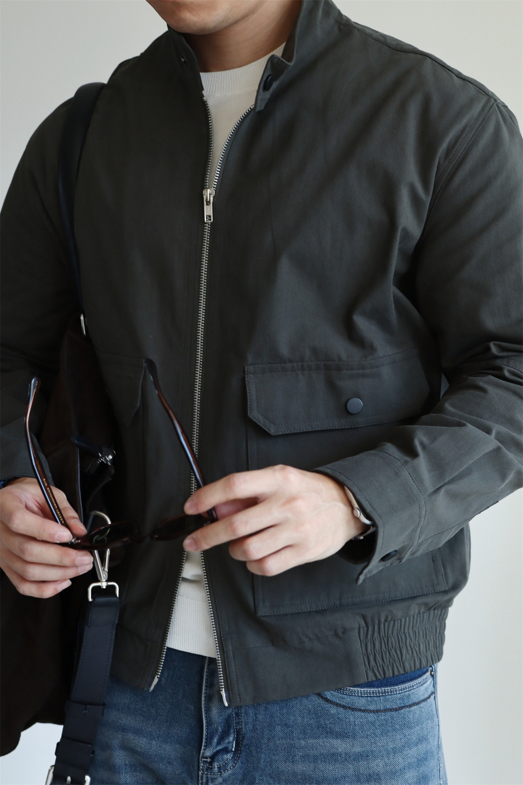 MONSEN Suitory G9 Harrington Washed Cotton Jacket product image