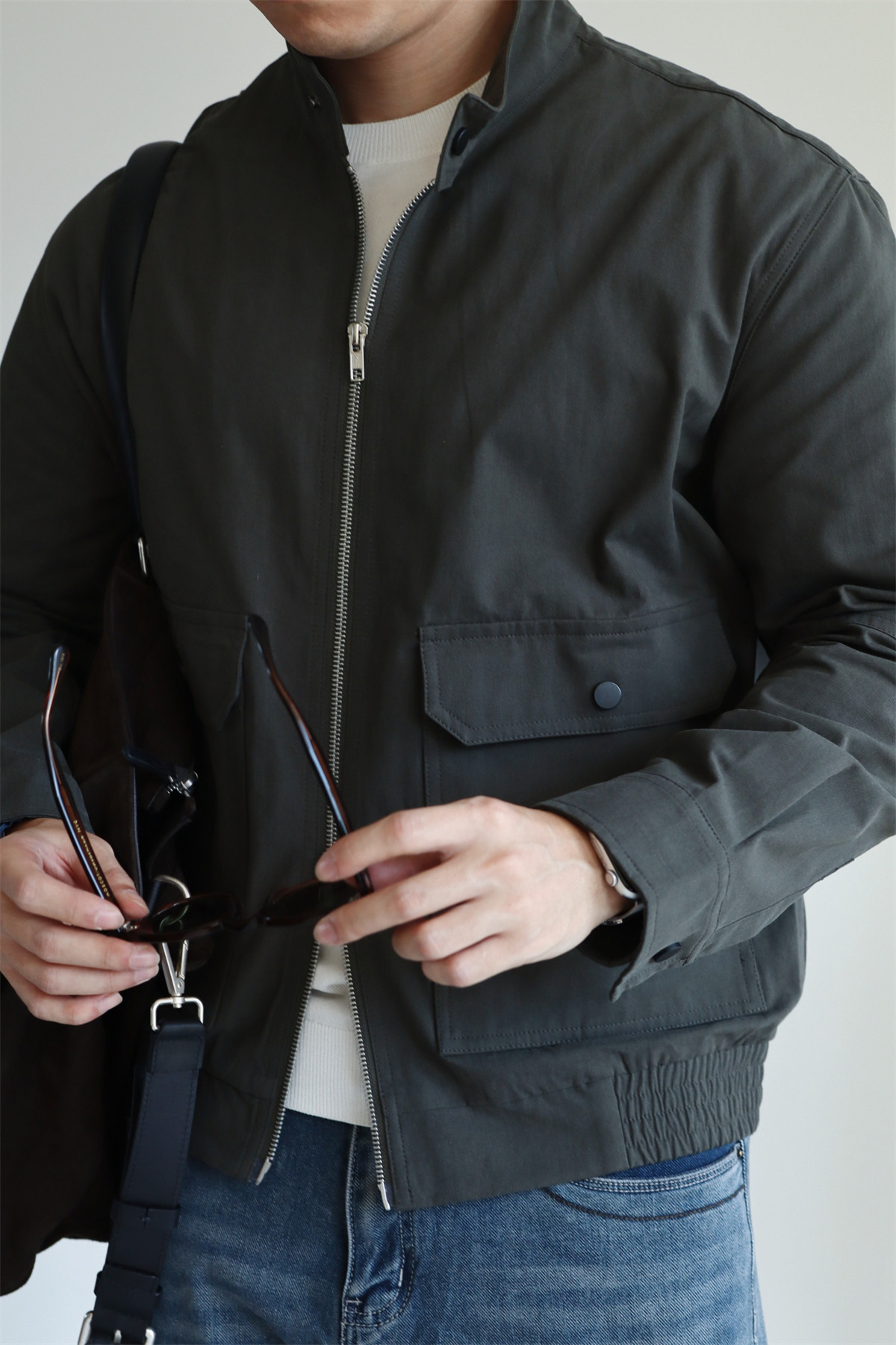 MONSEN Suitory G9 Harrington Washed Cotton Jacket product image