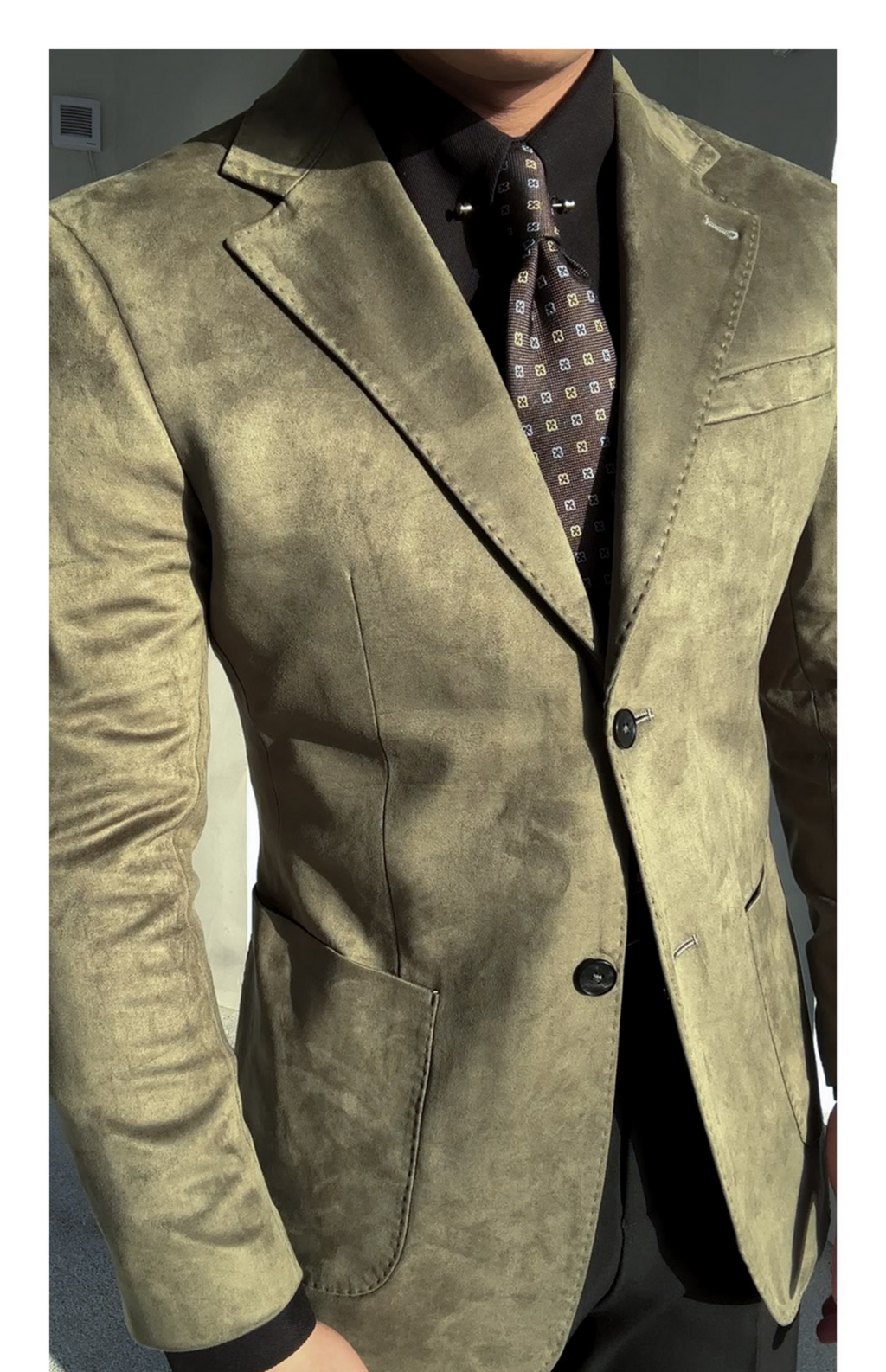 MONSEN Suitory Suede-Touch Blazer product image