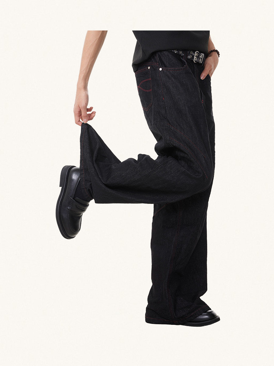 MONSEN Suitory Square-Toe Slip-On Loafers in Leather product image