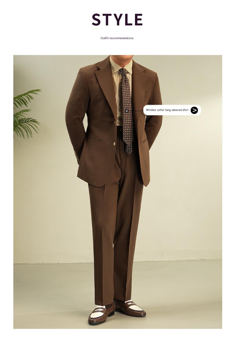 MONSEN Suitory Neapolitan Wrinkle-Resistant Suit in Performance Blend product image