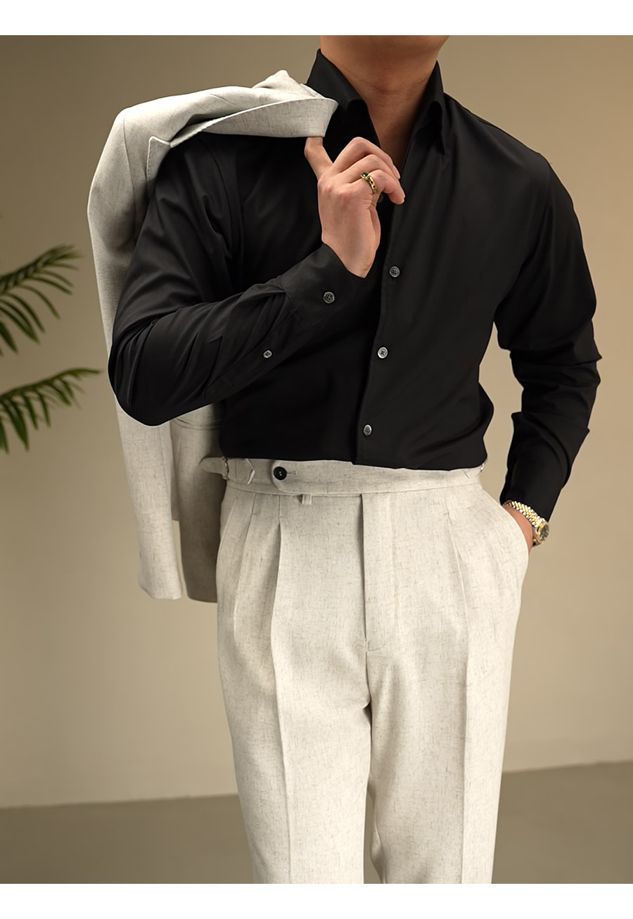 MONSEN Suitory Italian Wrinkle-Free, Slim Fit Shirt in Performance Blend product image