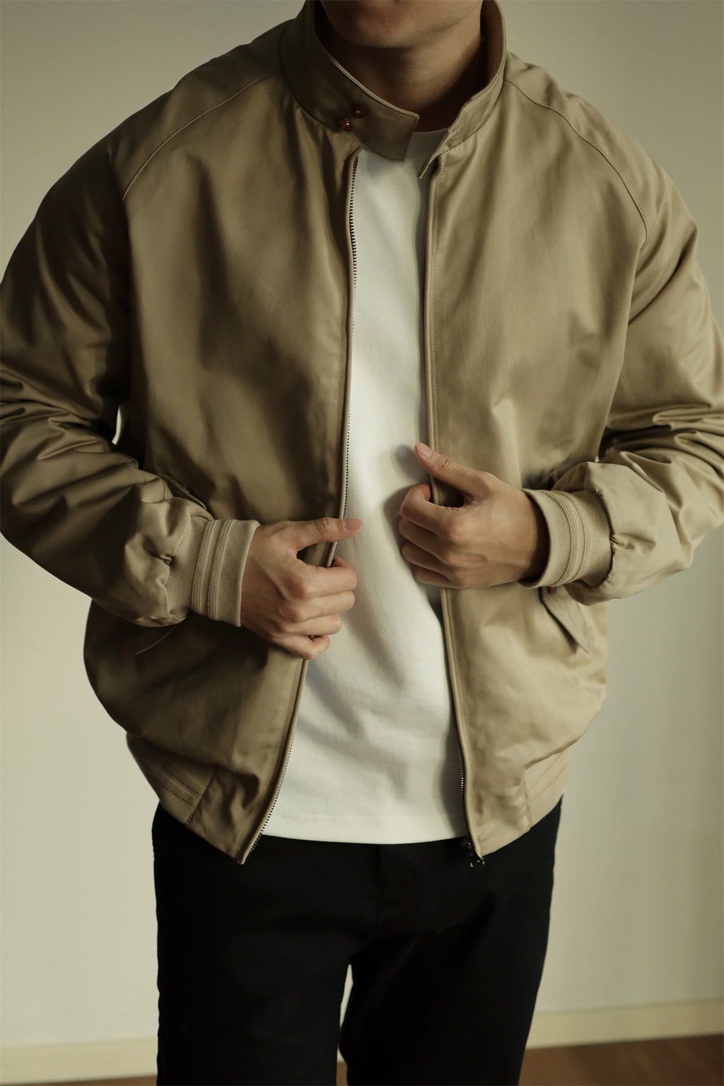 MONSEN Suitory Classic Harrington Outerwear Jacket in Cotton product image