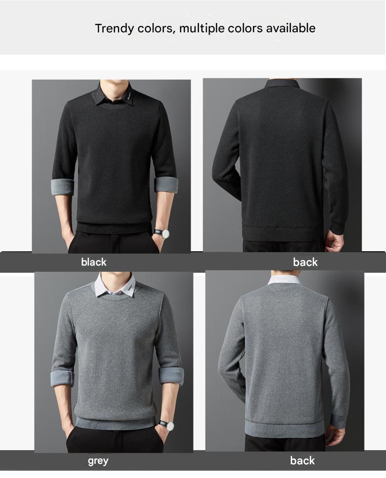 Fake Two-Piece Sweater