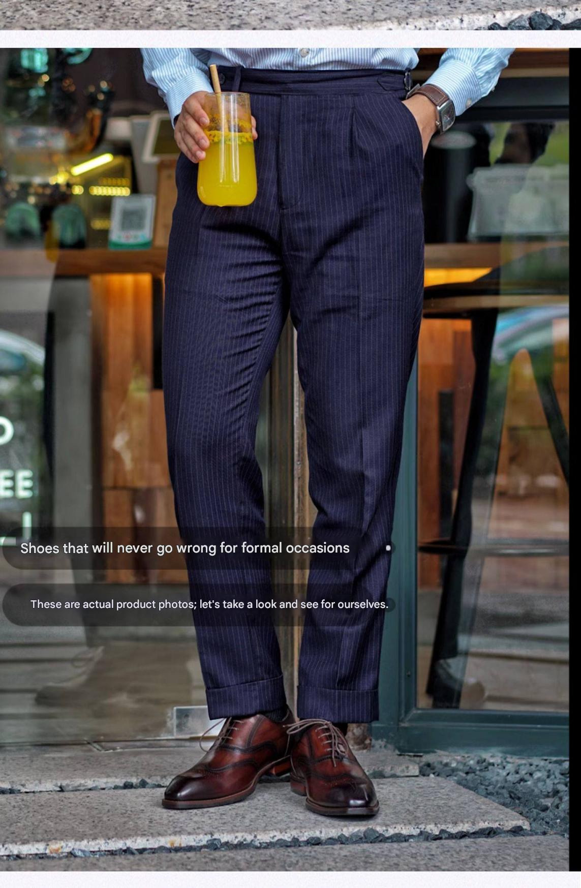 MONSEN Suitory Brogue Oxford Dress Shoes in Leather product image