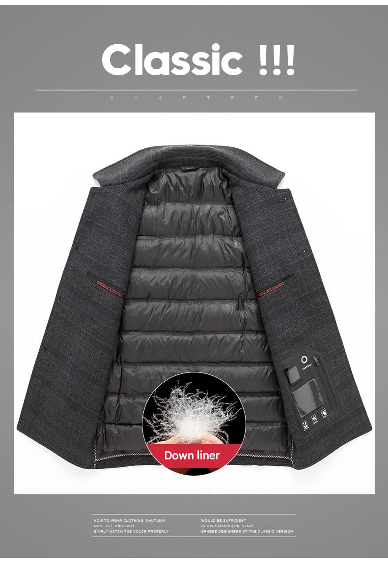 Mid-Length Down-Lined Coat
