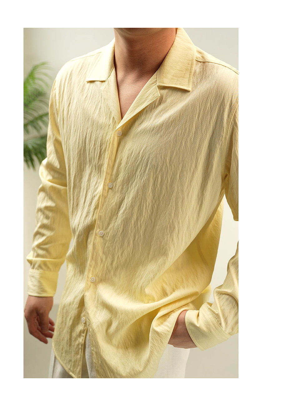 MONSEN Suitory Lightweight Cuban Collar Shirt product image