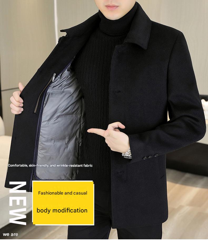 Mid-Length Wool Coat