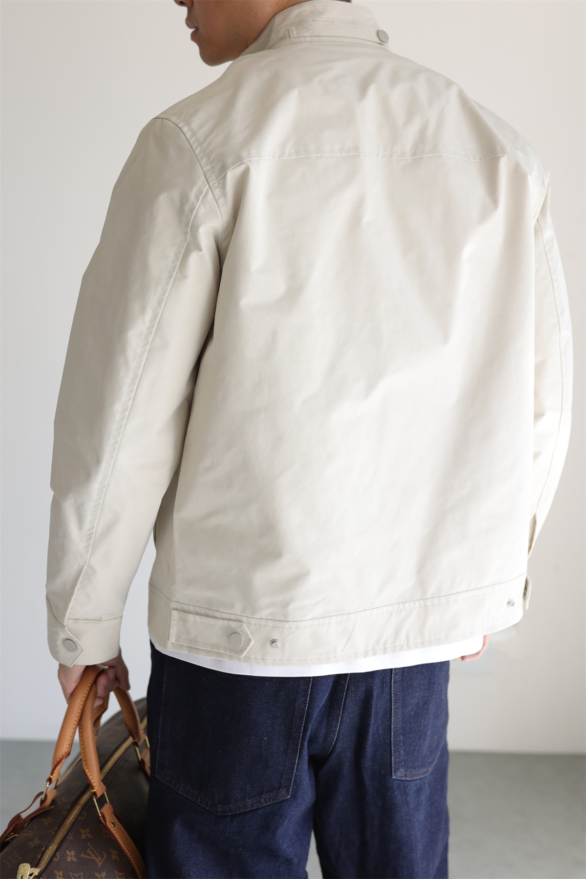 MONSEN Suitory Lightweight G9 Harrington Subtle Jacket in Performance Blend product image