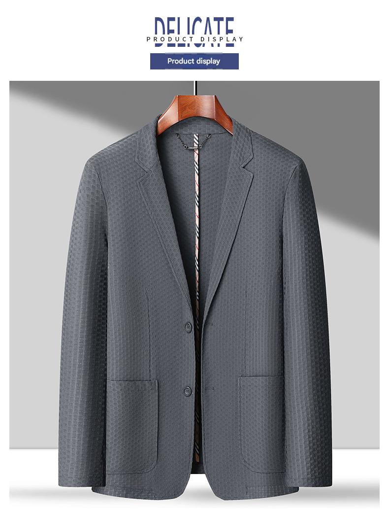 Summer Seersucker Stretch Blazer