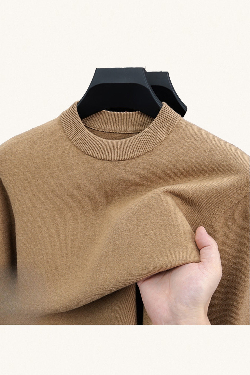 MONSEN Suitory 100% Wool Crew Sweater product image