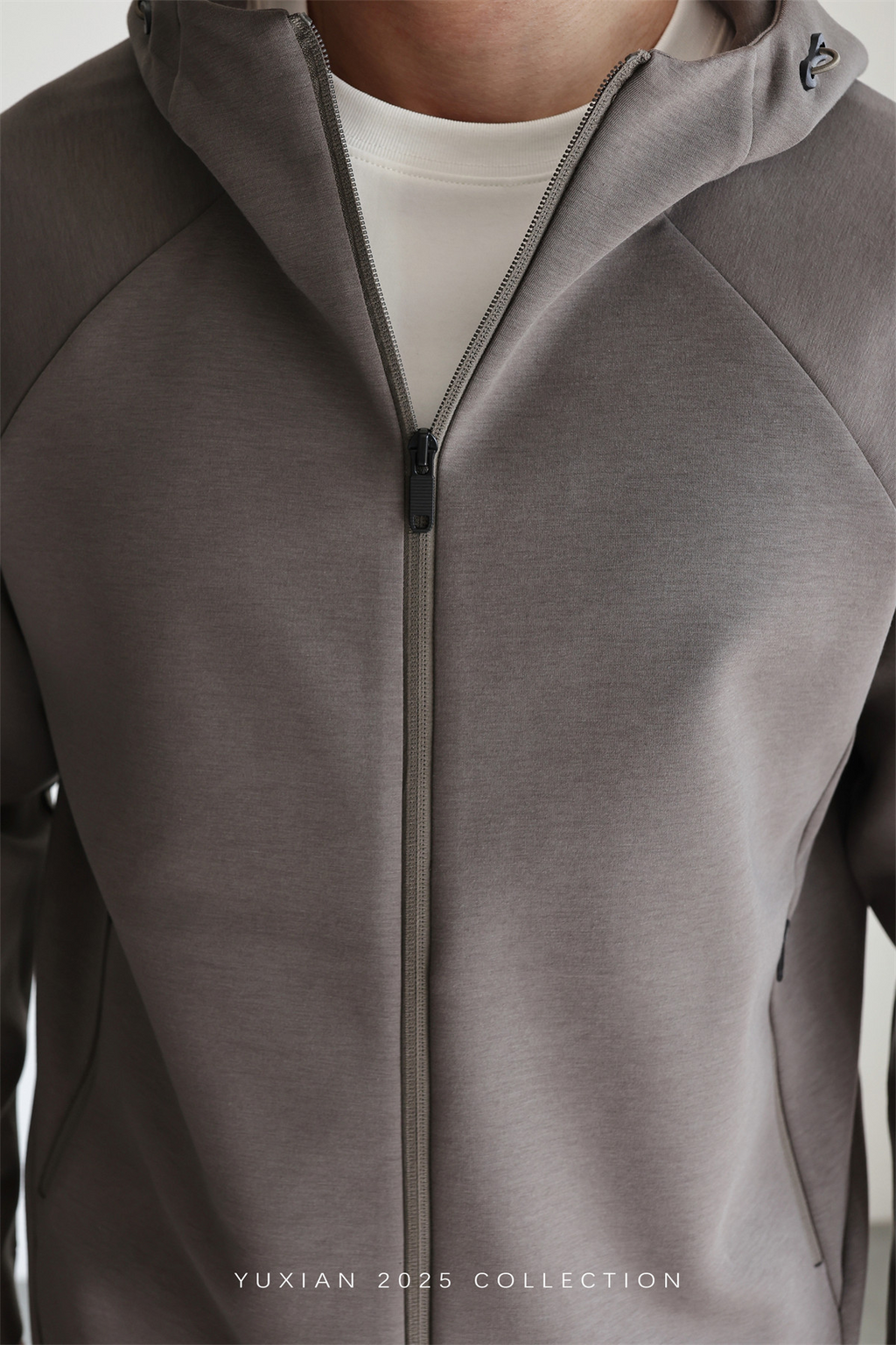 MONSEN Suitory Zero-Pressure Airfeel Cotton Hooded Zip Jacket product image