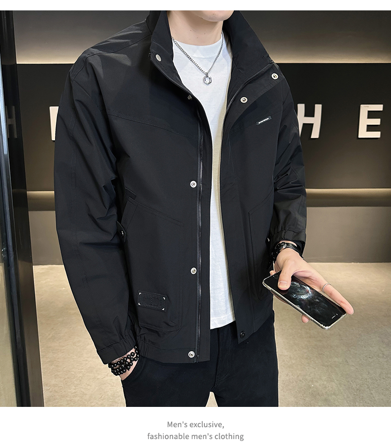 Windproof Stand-Collar Jacket
