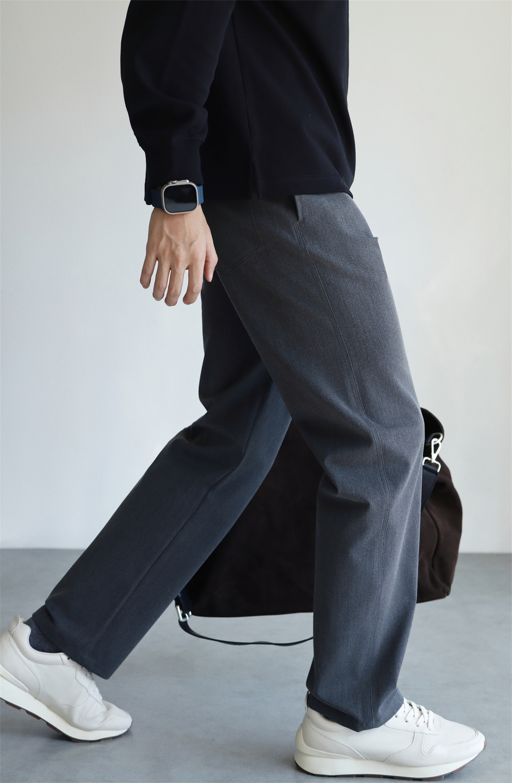 MONSEN Suitory No-Iron Zero Dyed Casual Trousers in Performance Blend product image