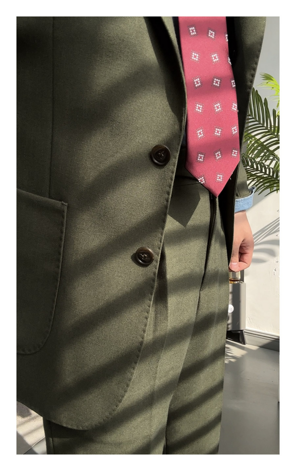 MONSEN Suitory Italian-Style Dress Tie in Silk Blend product image