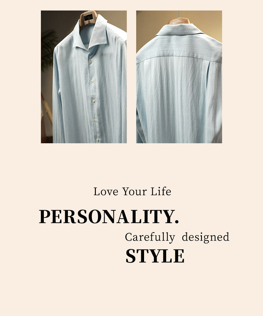One-Piece Collar Textured Shirt