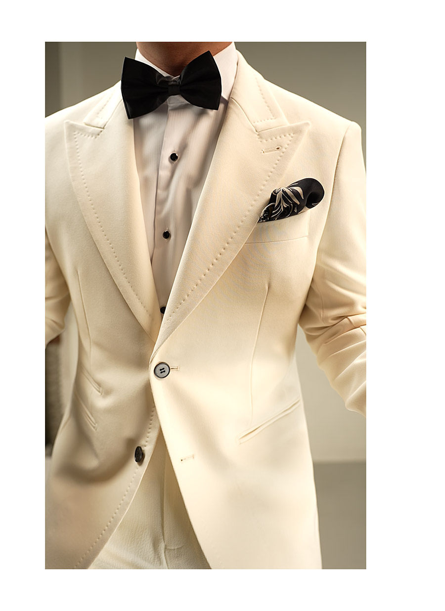 MONSEN Suitory Non-Iron Two-Button Blazer in Performance Blend product image
