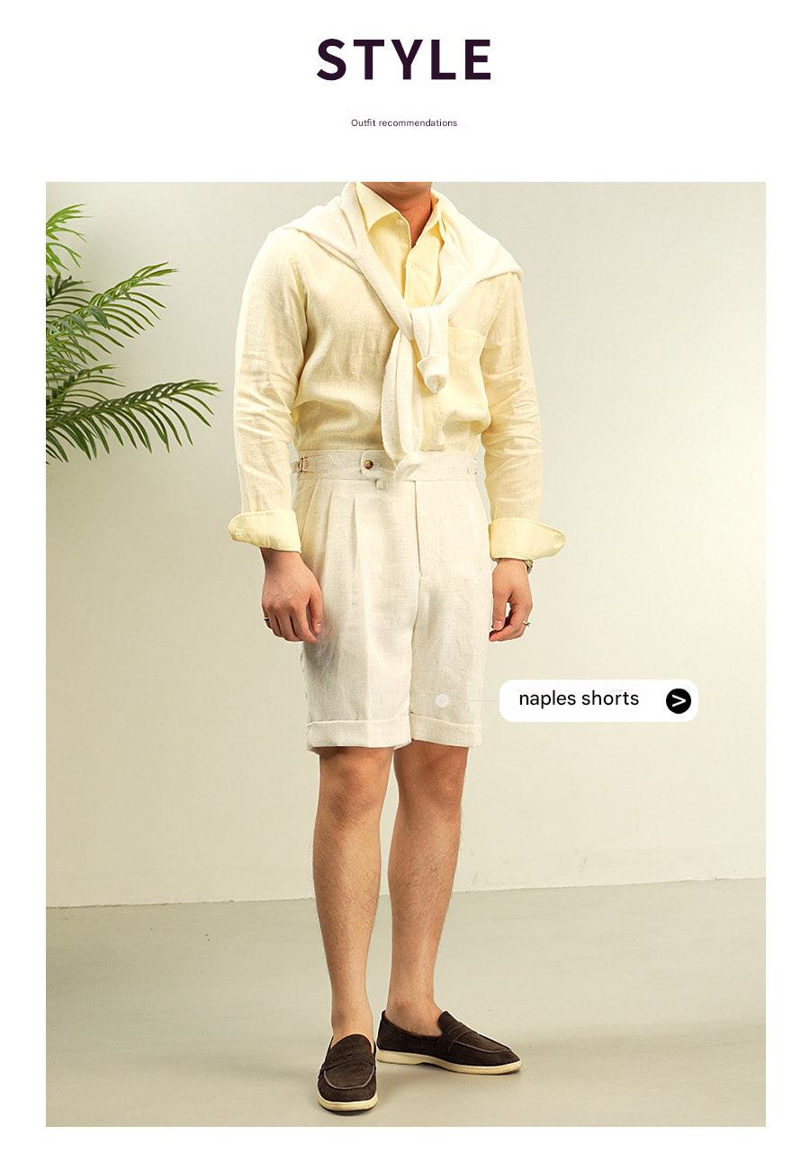 MONSEN Suitory 100% Linen Relaxed Shirt product image