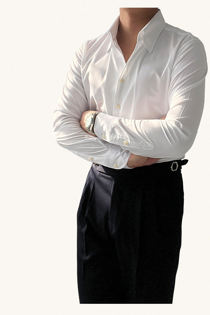 MONSEN Suitory Non-Ironing Bamboo-Blend Shirt in Bamboo Blend product image