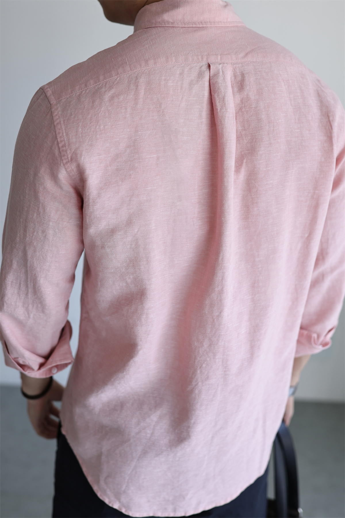 Linen-Cotton Yarn-Dyed Shirt