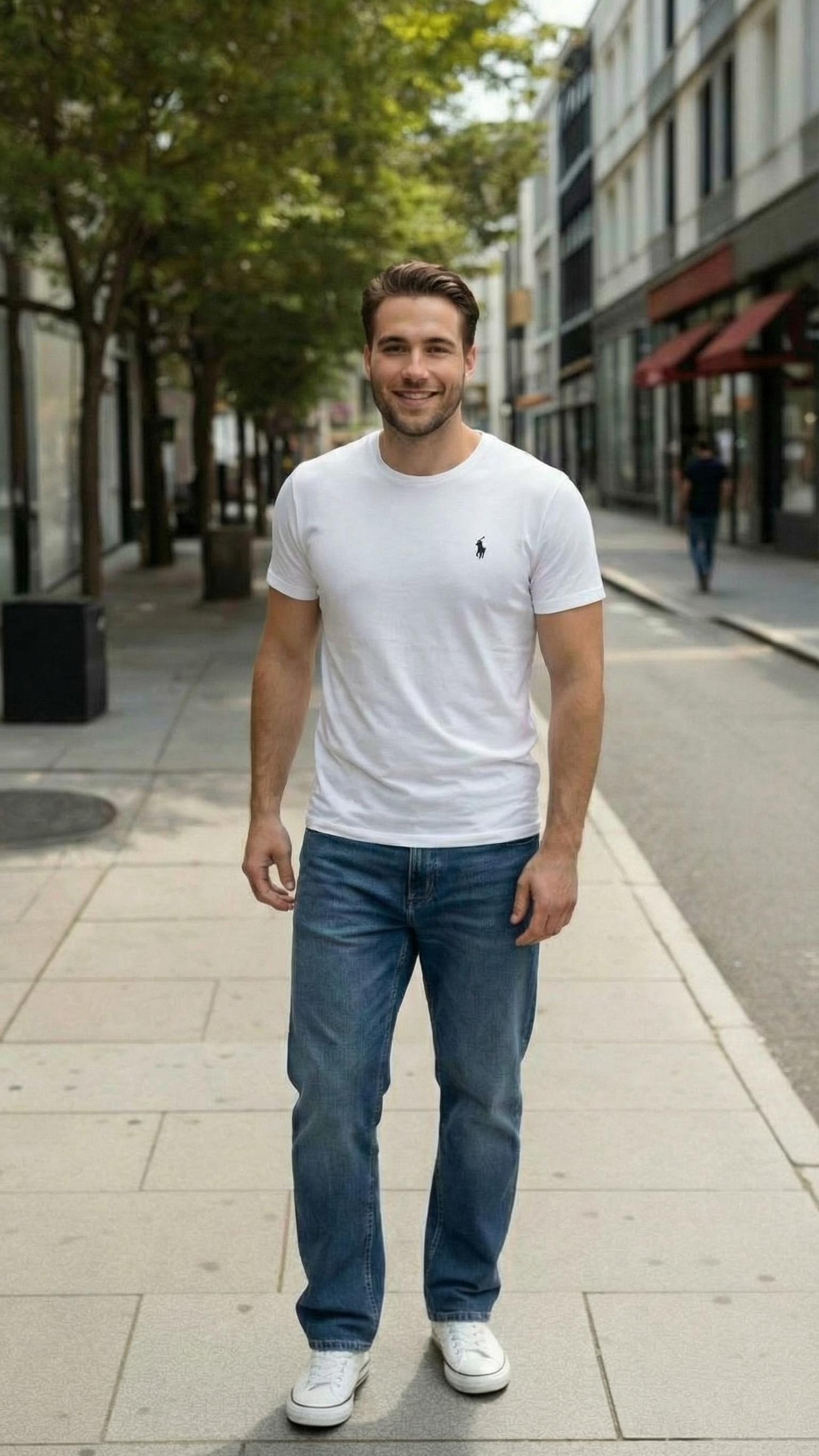 MONSEN Suitory 100% Cotton Crewneck T-Shirt product image