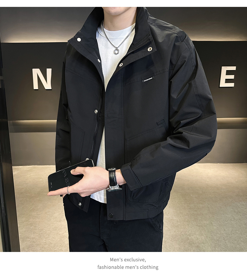 Windproof Stand-Collar Jacket