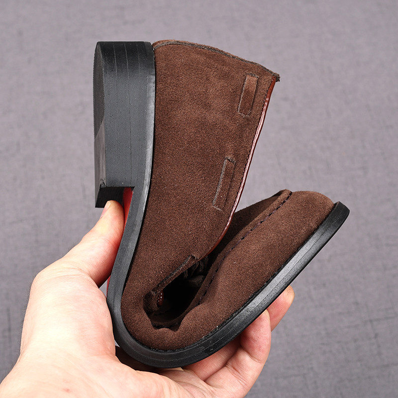 MONSEN Suitory Genuine Suede Tassel Loafers product image