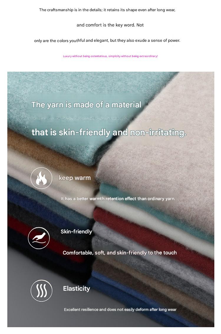 100% Wool Thick Relaxed Knit
