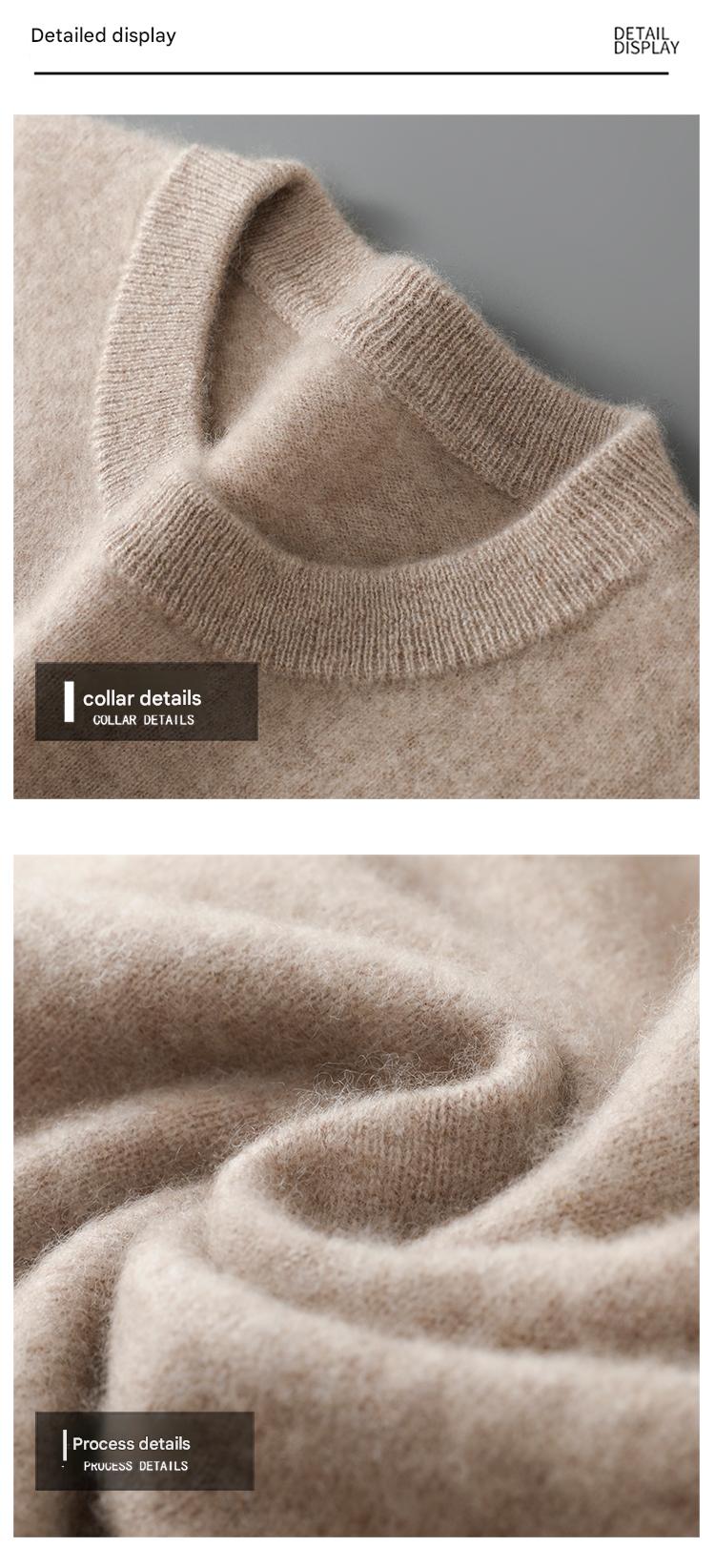 100% Wool Crewneck Sweater