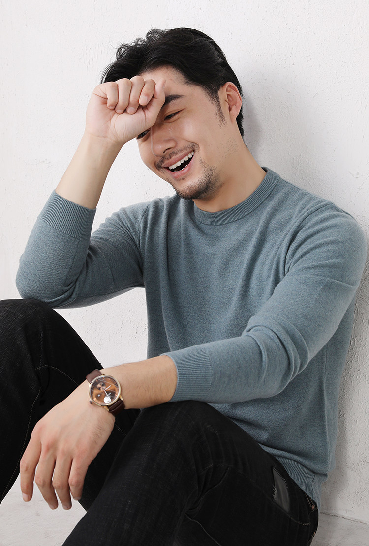 MONSEN Suitory 100% Wool Lightweight Crewneck Knit product image