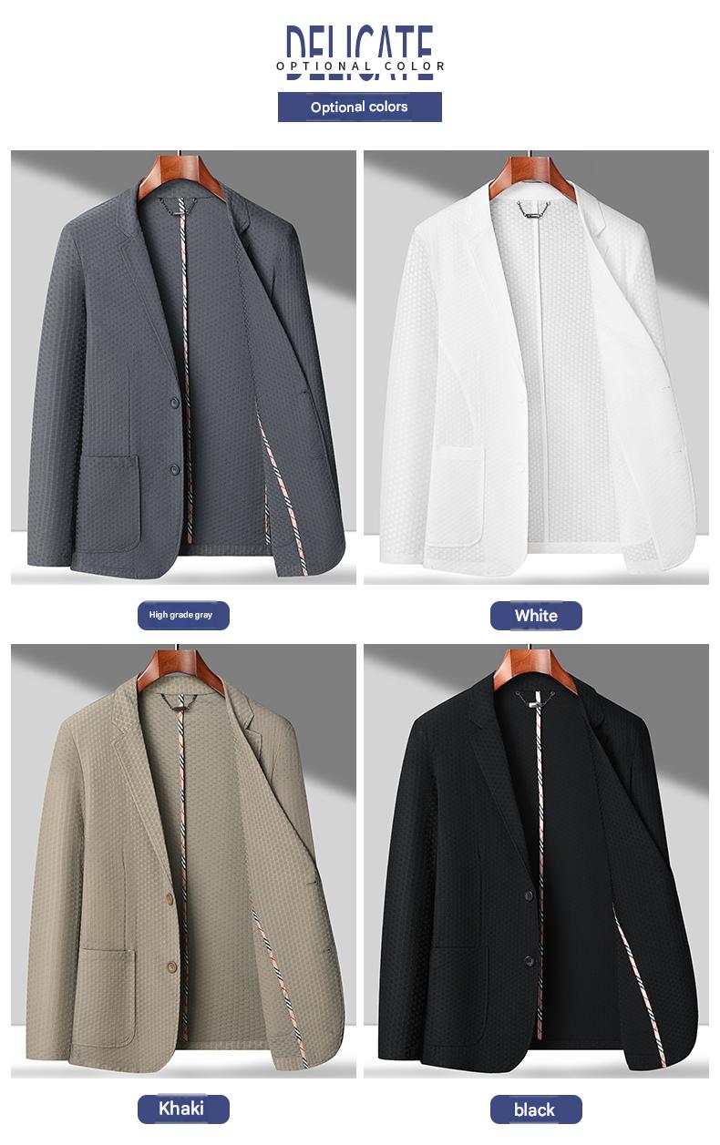 Summer Seersucker Stretch Blazer