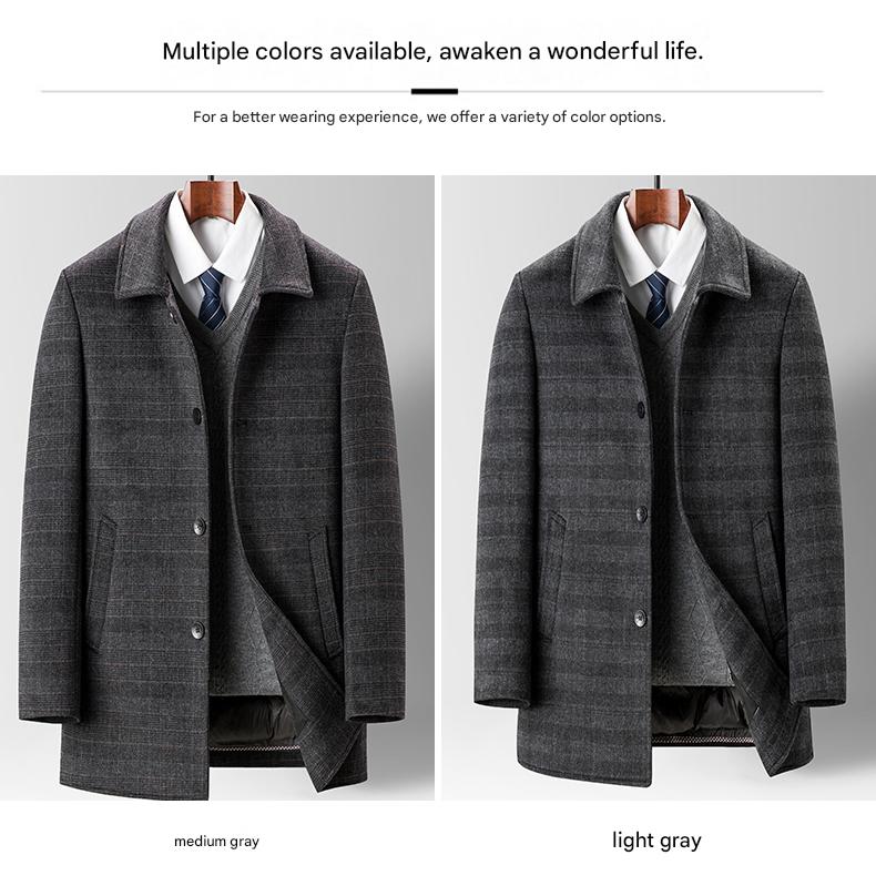 Mid-Length Down-Lined Coat