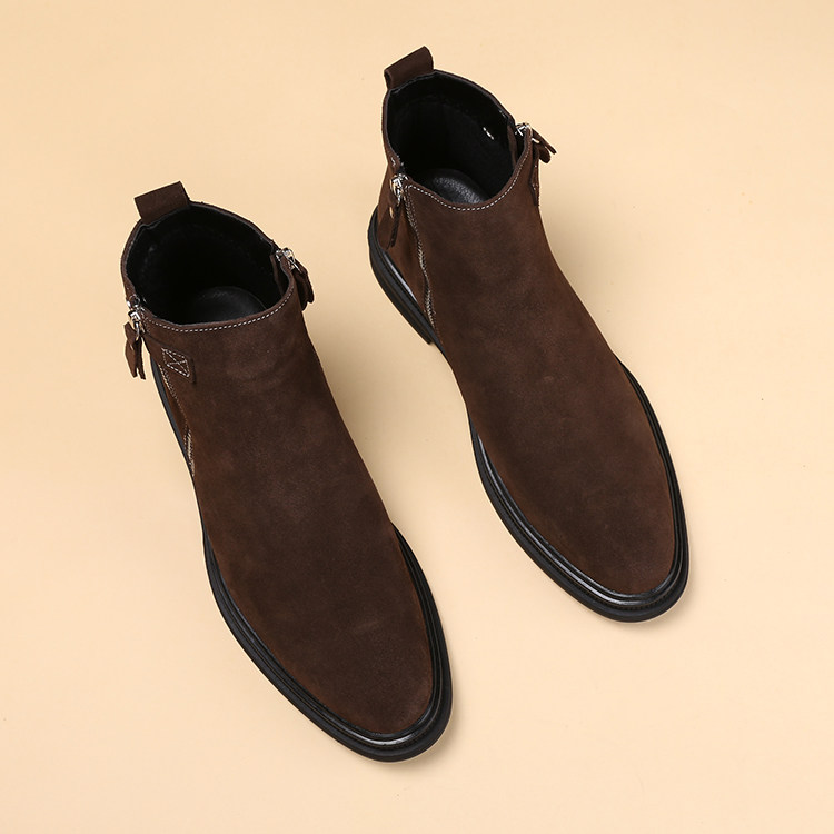 Genuine Suede Martin Boots