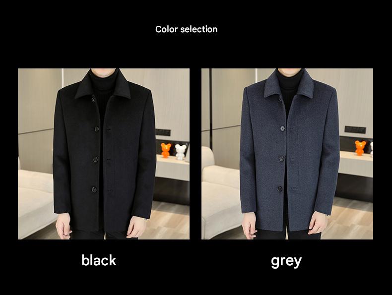 Mid-Length Wool Coat