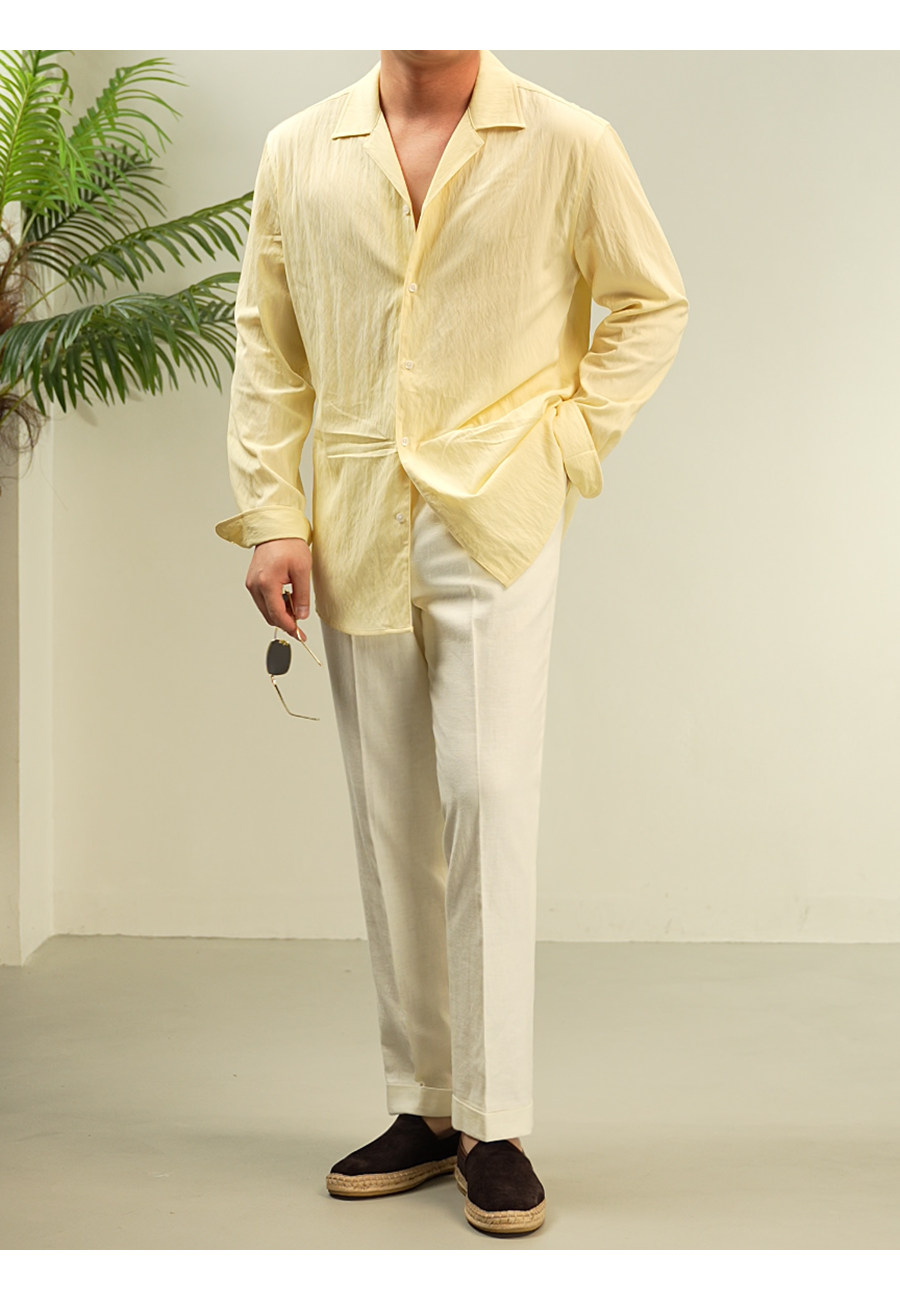 MONSEN Suitory Lightweight Cuban Collar Shirt product image