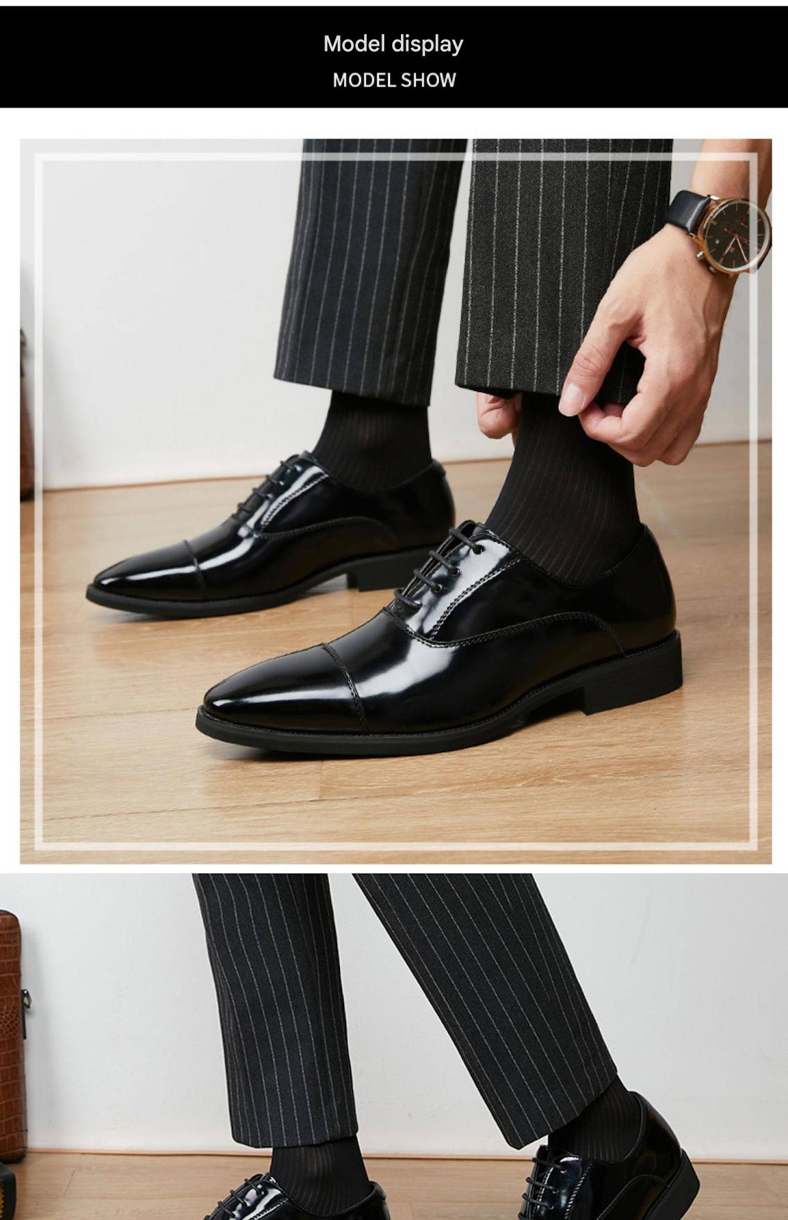 MONSEN Suitory Patent Oxford Shoes product image