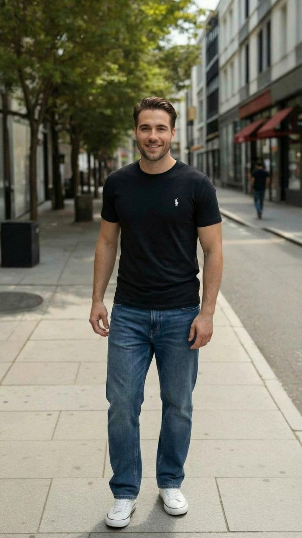 MONSEN Suitory 100% Cotton Crewneck T-Shirt product image