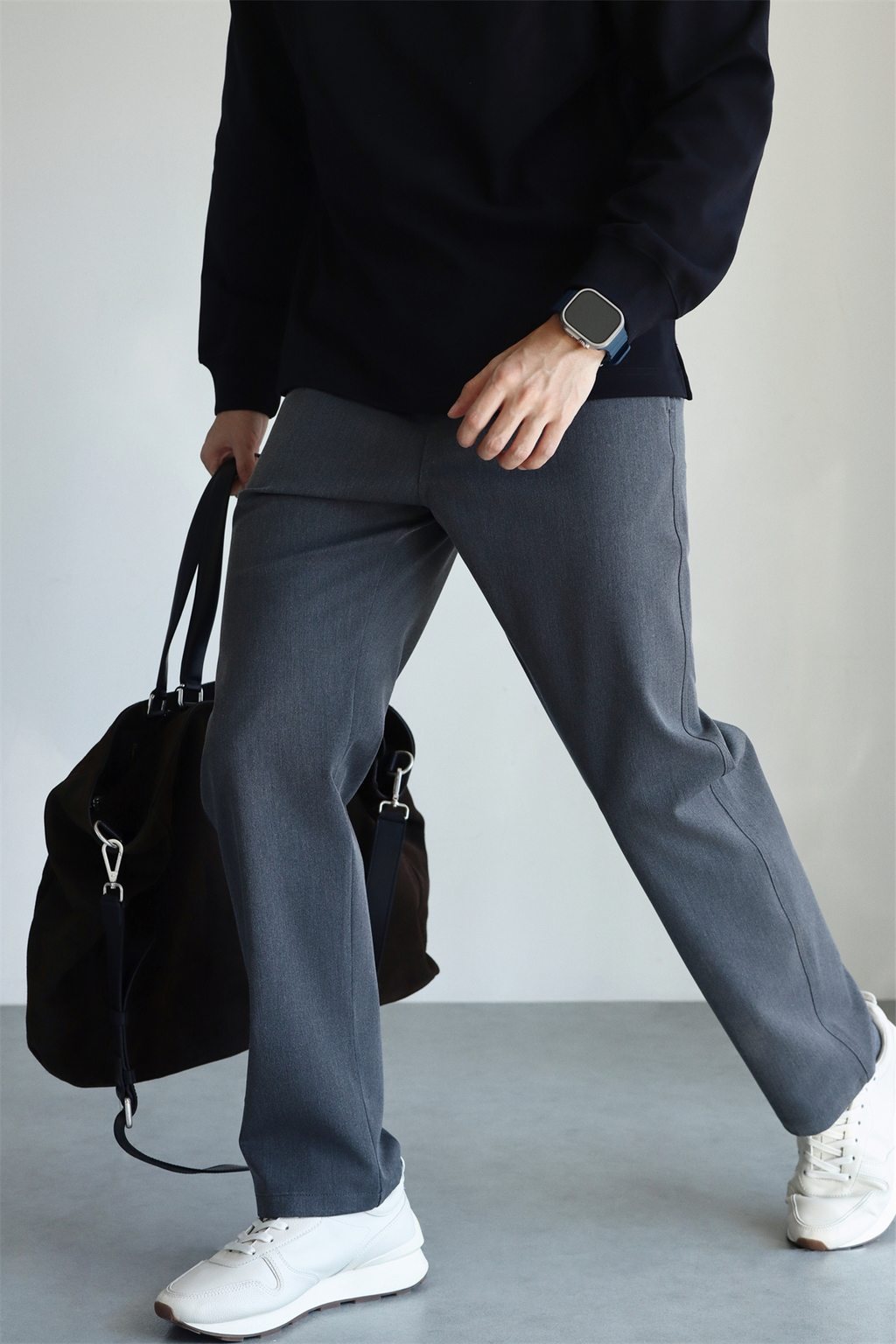 MONSEN Suitory No-Iron Zero Dyed Casual Trousers in Performance Blend product image