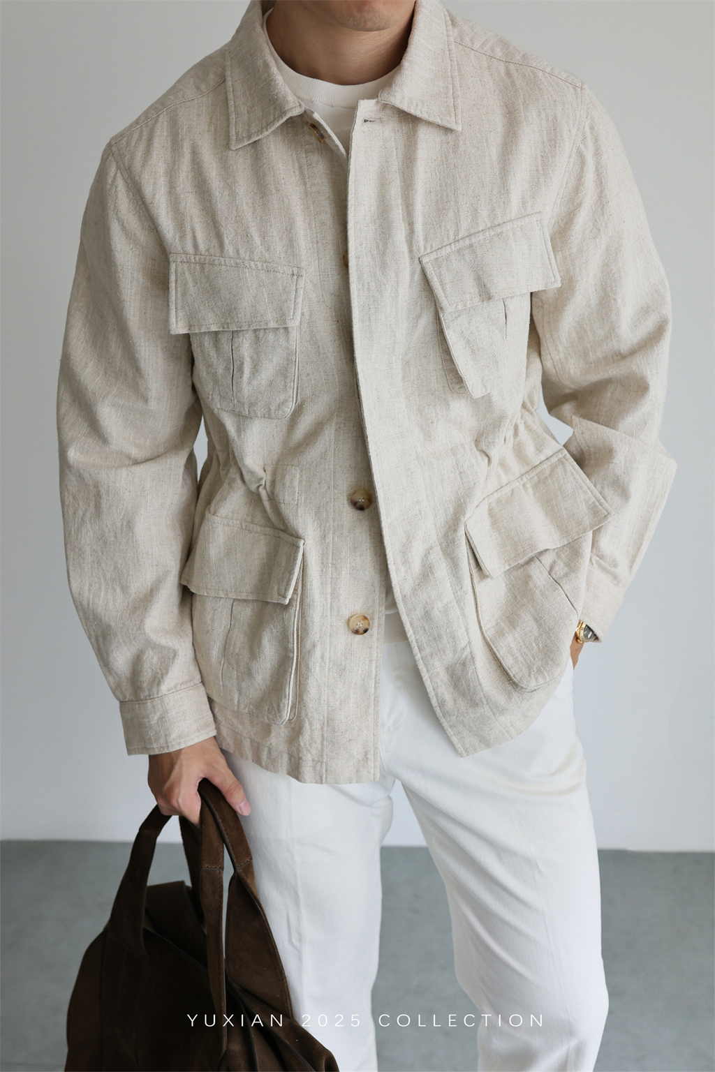 MONSEN Suitory Ramie-Cotton M42 Safari Jacket product image