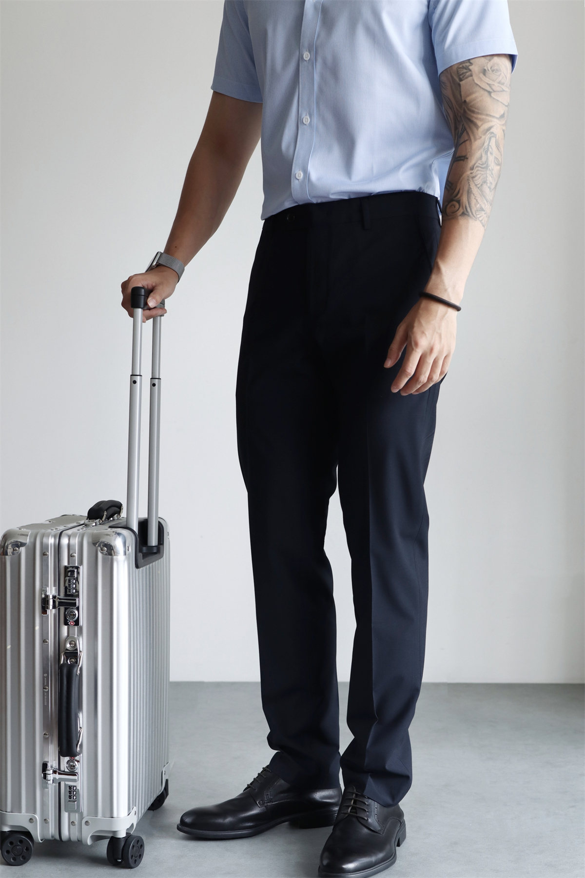 MONSEN Suitory Non-Iron Slim Trousers in Performance Blend product image